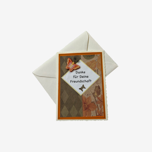 Danke für deine Freundschaft (Orange)